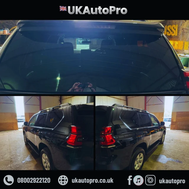 Toyota Land Cruiser rear half tinted with 5% premium dark film in Ross on Wye – https://www.ukautopro.co.uk/mobile-window-tinting-ross-on-wye/

Mobile Window Tinting

🔗: www.ukautopro.co.uk
☎️: 0800 292 2120

Lifetime ownership warranty & workmanship guarantee as standard.  Fully insured & registered business.  Free quick & easy online quote.

To learn more about the premium films we use, please visit our website.

#windowtinting #windowtints #windowtintingnearme #mobilewindowtints #mobilewindowtinting #cartints #removeandreplace #stripandtint #windowfilms #premiumtint #premiumqdpfilm #carwindowtinting #localtint #tintedwindows #privacyfilm #herefordshire

#rossonwyecarscene #rossonwyecarmeet #toyotalandcruiser #toyotatinted #toyotaclub